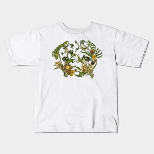 Botanical Pug Kids T-Shirt